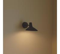 DFTP by Nordlux Applique murale Darci Short, noir, Chambre à coucher, Métal, Scandinave, Applique Murale