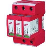 DEHN AC, parafoudre, 3 pôles, type II, 1 pièce.