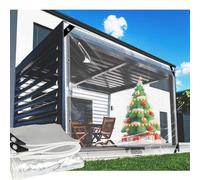 DGSFES Bache Transparente Impermeable avec Oeillets 2x3m | Bâche pour Pergola de Protectio Exterieur Sur Mesure,PVC 0.35mm,avec oeillets pour Terrasse, Veranda, Serre, Tonnelle