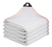 DGSFES Blanc Filet d'ombrage Filet Protection Solaire,85% UV Voile d'ombrage Rectangulaire Respirante 3X11m Toile d'ombrage avec Oeillets pour Pergola Terrasse Serre Jardin Potager