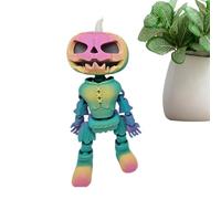 d'halloween Lumineuse, Figurines de avec lumières LED Figurine à Membres | Objets de collection Pour décor d'Halloween, ornement de table de bureau, décoration de fête amusante et effrayan