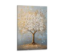 DHBANEIOK Arbre de Vie Impression Sur Toile Peinture Affiche Tableau Affiche Peinture À L'huile Minimalistes Art Decoration Pour Maison Bain Salon 08x12inch(20x30cm)