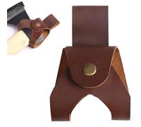 DHER Fourreau de hache en cuir marron | Fourreau en cuir pour hache, ceinture à outils, hache pour camping, bushcraft, randonnée, travail du bois (marron)
