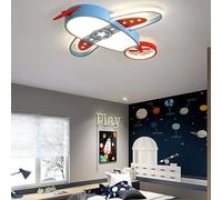 DHGIE Plafonnier LED Avion Plafonnier Dimmable Avec Télécommande Lampe De Plafond Chambre D'enfant Chambre Du Salon Et La Chambre Des Enfants Lustre Chambre Enfant Luminaire Chambre Enfant 53W 4100LM
