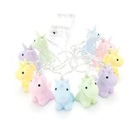 DHINK - Guirlande lumineuse LED Licornes multicolores - Décoration pour chambre bébé et enfant - 10 Licornes / 2 mètres - DHINK322-03