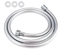 Dhisperares Flexible de Douche Universel 1.5m, Raccord Standard 1/2", PVC