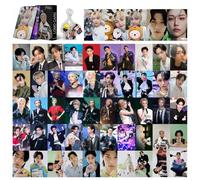 DHJWDUX 55 Cartes + 1 Porte-clés Stray Kids Felix, Lot Collection Acrylique Multicolore, Idéal pour Fans Cadeaux Déco Quotidien