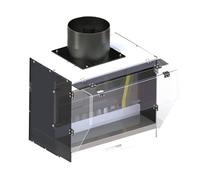 DHMYYXGS Cabine De Peinture Aérographe,Cabine Aérographe De Table D'artisanat avec Cascade,éclairage LED,pour Modèle,Poterie Et Artisana 40x50x40cm