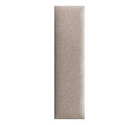 DHOME Ensemble de 1 Panneau Rembourré en Tissu Aqualine Pack Autocollant pour Mur Acoustique Absorbant Protection Contre Les Chocs Tête de Lit Décoration Maison (Sable, 60x20cm, x1)