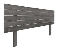 DHOME Tête de lit en Bois MDF Recy vec Pieds Lit Horizontal Style Palettes Quincaillerie Incluse (Bois Frêne, 145cm)