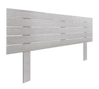 DHOME Tête de lit en Bois MDF Recy vec Pieds Lit Horizontal Style Palettes Quincaillerie Incluse (Arctique, 160cm)