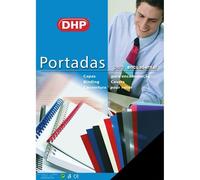 Dhp Lot De 100 Couvertures De Reliure En Polypropylene 0,45 Mm D'epaisseur, Format A4, Noir