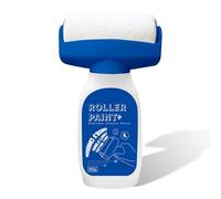 Dhqkqg Brosse Roulante de Réparation Murale, 500g Retouche Peinture Blanc Mur,Brosse à Rouleau Avec pâte de RéParation Murale Petit Portable Peinture Réparations Murales pour Rayures Graffitis Taches
