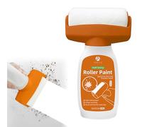 Dhqkqg Brosse Roulante de Réparation Murale, 500g Retouche Peinture Blanc Mur,Brosse à Rouleau Avec pâte de RéParation Murale Petit Portable Peinture de Réparation Murale pour Taches Graffitis Rayures