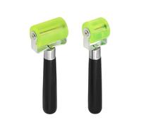 DHSBGWSX Lot de 2 rouleaux en silicone vert, rouleau silencieux, outil d'installation de tampon d'insonorisation de voiture, rouleau manuel, rouleau en silicone multifonctionnel, outil pratique