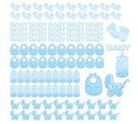 DHWEKU 100 Pcs baby shower decoration Confettis de Table Arc-en-ciel Bohème Baby Shower decoration boheme,confettis anniversaire, Décoration Table Baptême,Communion, Fête Prénatale,Bricolage