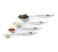 DI ORO® - Lot de tasses et cuillères à mesurer en acier inoxydable - Mesures faciles à lire - Ingrédients secs et liquides - Excellents outils de cuisson - Vont au lave-vaisselle