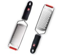DI ORO® - Râpes professionnelles en acier inoxydable - Râpe et zester parfaites pour le fromage, les agrumes, les pommes de terre, les pommes, les carottes et autres fruits et légumes