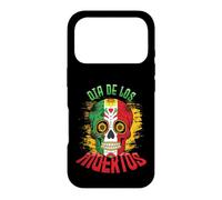 Dia De Los Muertos Drapeau Mexicain Tête de Mort Squelette Cool Coque pour iPhone 17 Pro