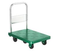 Diable à Plate-Forme, avec 5 Roues, capacité de Charge 200 kg/440 LB, Conception Pliable inversée, Facile à Ranger, adaptée Un Usage Domestique Quotidien(Green)