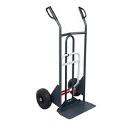 Diable à poignées à garde bavette repliable roues gonflées - DBA 350 kg - 810302121