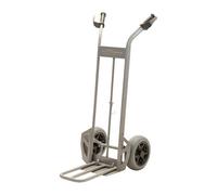Diable acier double pelle fixe et rabattable - Charge 200 kg