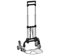 Diable d'escalier en aluminium 2 x 3 roues charge 70 kg