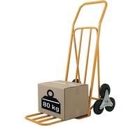 Diable d'escalier en tube d'acier 2x 3 roues charge 100 kg