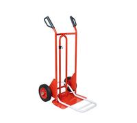 Diable double pelle fixe et rabattable - Charge 250 Kg