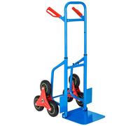 Diable monte escalier 200 kg avec plateau pliable - bleu