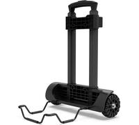 Diable pliable - Diable de transport - Charge maximale 23 kg - Poignée réglable sur 3 niveaux - Rouge