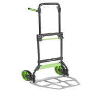 Diable pliable - STANDERS - Charge 100 kg - Plateforme 30 cm - Couleur verte - Pliable