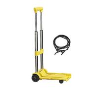 Diable Pliant - Capacité 100 Kg Chariot Portable avec Roulettes,Chariot Pliable à Hauteur Réglable | Destiné aux Courses, Aéroport, Voyage, Garage et