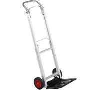 Diable Pliant Meister, Aluminium, 90 Kg, Plateforme 240x385mm, Roues 150mm, Hauteur Ajustable