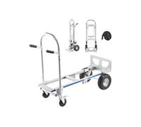 Diable pliant SucceBuy Aluminium Acier 453.6 kg 4 roues 120.5x50x101.5 cm