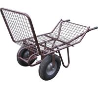Diable tout usage, capacité 400kg, roue gonflable 24kg, jante acier, roulement à billes MÜBA