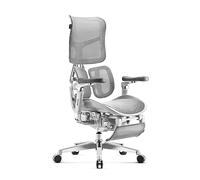 Chaise de Bureau Ergonomique - Diablo - Brave V-Kinetic - Repose-Pieds - Accoudoirs 5D - Gris