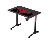 Diablo X-Mate Bureau de Gaming PC Gamer Ergonomique Carbone Crochet pour écouteurs Porte-Gobelet (100 x 75 x 60 cm)