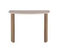DIADEM - Console en céramique finition travertin L100 Beige