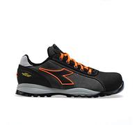 Diadora 701.17352800000003 Homme Chaussure de Piste d'athlétisme, Asphalt/Orange Fluo, 36 EU
