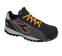 Diadora 701.17352800000003 Homme Chaussure de Piste d'athlétisme, Asphalt/Orange Fluo, 48 EU