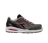 Diadora Run Net Airbox Low S3 SRC, Chaussure de Piste d'athlétisme Homme, Smoke/Smoke, 37 EU