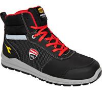 Diadora Utility Ducati Speedy Race Mid S3S, bottes de sécurité 46 EU Noir/Gris/Rouge Noir/Gris/Rouge