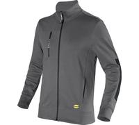 Diadora Utility Litework, veste de survêtement de travail unisex L Gris/Noir Gris/Noir