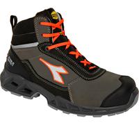 Diadora Utility Shark SI Mid Laether S3S, bottes de sécurité uni 38 EU Noir/Gris/Rouge Néon Noir/Gris/Rouge Néon