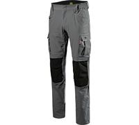 Diadora Utility Tech Performance, pantalon cargo de travail unis 4XL Gris/Noir Gris/Noir