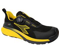 Diadora Chaussures de sécurité Vortex DA2 Boa Low S3S SC FO SR HRO ESD Noir/Jaune 43