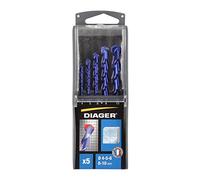 Diager, Coffret 5 Forets Ceramik Ø4-5-6-8-10