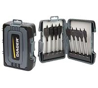 Coffret de 9 mèches plates Quick-lock DIAGER - Ø14 à 30 mm - 925C