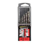 Diager, Coffret Solo 6Pcs HSS Meulé Pro 2-3-4-5-6-8